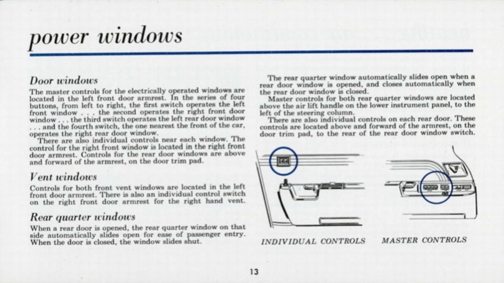 1959 Cadillac Eldorado Owners Manual Page 15